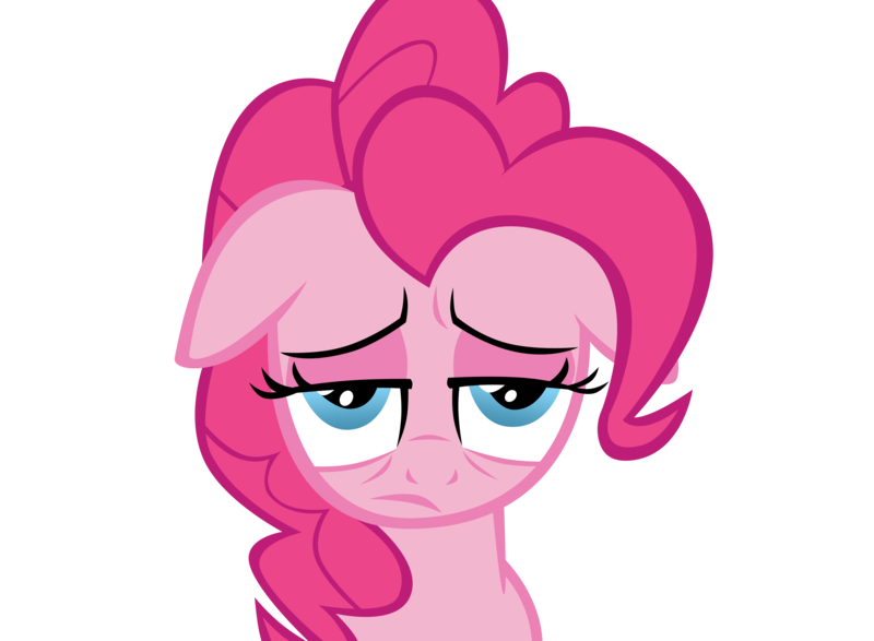 Size: 2999x2201 | Tagged: artist:yourfavoritesenpai, derpibooru import, hangover, high res, pinkie pie, safe, simple background, solo, tired, transparent background, vector