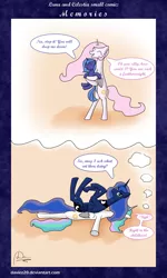 Size: 3000x5000 | Tagged: artist:daviez20, comic, derpibooru import, princess celestia, princess luna, safe