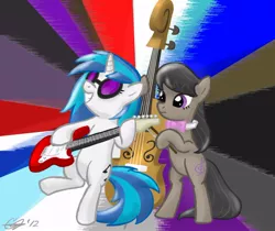 Size: 900x755 | Tagged: safe, artist:kingpivot001, derpibooru import, octavia melody, vinyl scratch