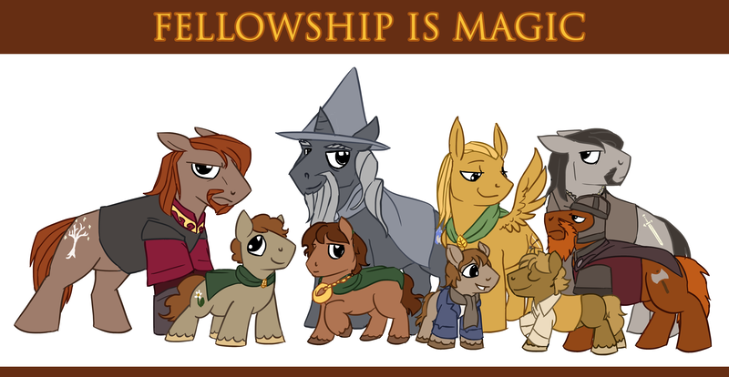 Size: 4230x2187 | Tagged: safe, artist:mazepony, derpibooru import, ponified, earth pony, pegasus, pony, unicorn, aragorn, boromir, fellowship is magic, fellowship of the ring, frodo, frodo baggins, gandalf, gandalf the grey, gimli, j.r.r. tolkien, legolas, lord of the rings, lord of the rings: fellowship of the ring, meriadoc brandybuck, peregrin took, pippin, sam, samwise gamgee