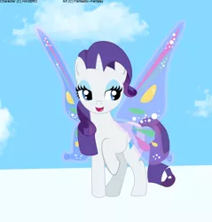 Size: 1082x1132 | Tagged: artist:doodlett, derpibooru import, gossamer wings, raised hoof, rarity, safe, solo