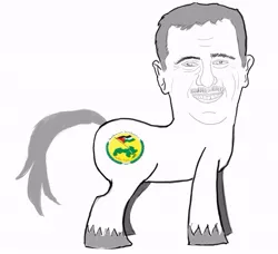 Size: 663x605 | Tagged: bashar al-assad, derpibooru import, ponified, safe, unshorn fetlocks, why sid why