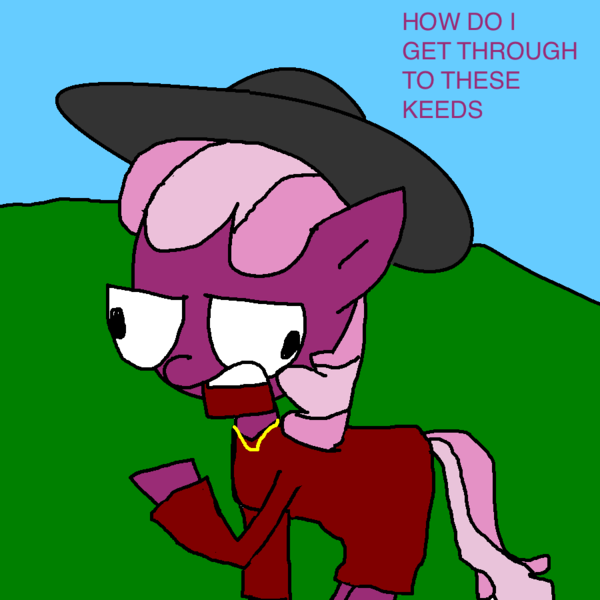 Size: 900x900 | Tagged: artist needed, safe, derpibooru import, cheerilee, 20s, 30 minute art challenge, clothes, dress, hat, necklace, reference, south park