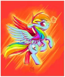 Size: 1010x1200 | Tagged: artist:nauticalsparrow, artist:sparrowchan, derpibooru import, pixiv, rainbow dash, safe, solo, wallpaper