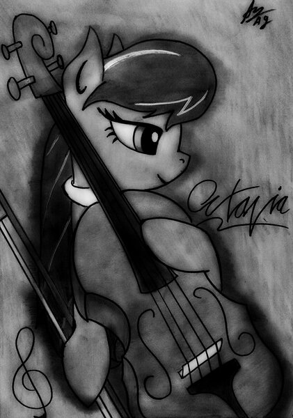 Size: 1037x1478 | Tagged: artist needed, cello, derpibooru import, musical instrument, octavia melody, safe, solo