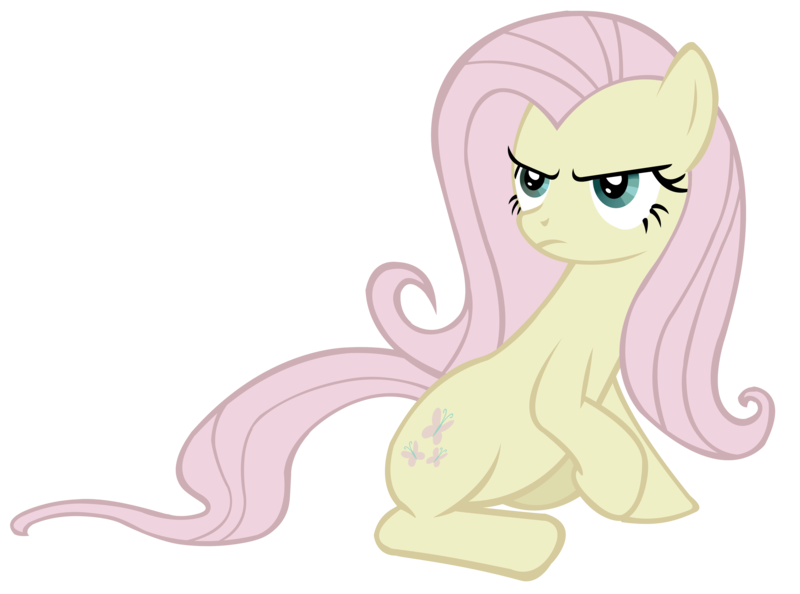 Size: 3973x2948 | Tagged: artist:durpy, derpibooru import, discorded, earth pony fluttershy, fluttershy, high res, safe, simple background, solo, transparent background, vector