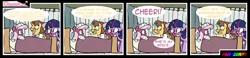Size: 4300x1000 | Tagged: 80s, 80s cheerilee, artist:slitherpon, bandage, cheerilee, cheerilee squared, comic, dead source, derpibooru import, doctor horse, doctor stable, hospital, safe, twilight sparkle