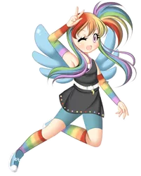 Size: 663x824 | Tagged: artist:amai--kiss, chibi, converse, derpibooru import, humanized, rainbow dash, safe, shoes