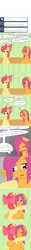 Size: 800x6442 | Tagged: safe, artist:jake heritagu, derpibooru import, apple bloom, scootaloo, pony, ask pregnant scootaloo, ask, comic, feels, hug, pregnant, pregnant scootaloo, teen pregnancy