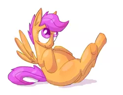 Size: 560x432 | Tagged: safe, artist:secretgoombaman12345, derpibooru import, pony, ask pregnant scootaloo, filly, pregnant, pregnant scootaloo, teen pregnancy