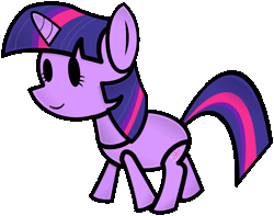 Size: 800x629 | Tagged: safe, artist:urpleb3atin, derpibooru import, twilight sparkle, animated, crossover, game project, my paper pony, paper mario, paper pony, super mario bros., walk, walk cycle