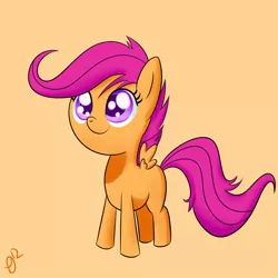Size: 900x900 | Tagged: safe, artist:paradigmpizza, deleted from derpibooru, derpibooru import, scootaloo, pony, female, solo