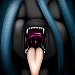 Size: 1280x1280 | Tagged: suggestive, artist:kloudmutt, derpibooru import, queen chrysalis, changeling, changeling queen, drool, eyes closed, fangs, female, fetish, image, jpeg, maw, mawshot, open mouth, tongue out, uvula