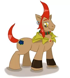 Size: 360x400 | Tagged: artist:lozartist, derpibooru import, groose, ponified, safe, solo, the legend of zelda