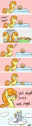 Size: 704x2755 | Tagged: safe, artist:coin-trip39, derpibooru import, carrot top, derpy hooves, golden harvest, pegasus, pony, comic, derpytop, female, lesbian, mare, shipping