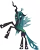 Size: 4481x5672 | Tagged: safe, artist:voaxmasterspydre, derpibooru import, queen chrysalis, changeling, changeling queen, absurd resolution, female, frown, grin, image, lidded eyes, png, rearing, simple background, smiling, solo, transparent background, vector
