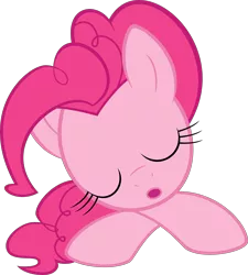 Size: 8000x8881 | Tagged: absurd resolution, artist:leadhooves, artist:quasdar, derpibooru import, pinkie pie, safe, simple background, sleeping, solo, transparent background, vector