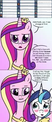 Size: 1280x3003 | Tagged: artist:atomic-chinchilla, ask, ask female shining armor, bisexual, blushing, derpibooru import, female, gleaming cadance, gleaming shield, lesbian, mare, princess cadance, rule 63, shining armor, shiningcadance, shipping, suggestive, tumblr