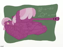 Size: 1600x1200 | Tagged: artist:alvchfokarev, cheerilee, derpibooru import, m18 hellcat, pony tank, safe, tank (vehicle)