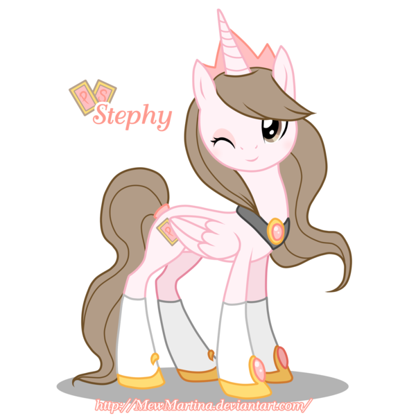 Size: 2000x2000 | Tagged: safe, artist:churobu, derpibooru import, oc, unofficial characters only, alicorn, pony, alicorn oc, high res, solo, wink