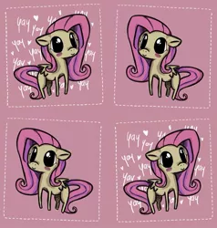 Size: 793x833 | Tagged: artist:cappydarn, blushing, derpibooru import, fluttershy, safe, simple background, solo