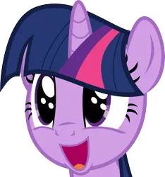 Size: 5000x5347 | Tagged: safe, artist:uxyd, derpibooru import, twilight sparkle, pony, sweet and elite, :d, absurd resolution, bust, cute, faic, female, happy, joy, mare, open mouth, simple background, smiling, solo, transparent background, twiabetes, vector