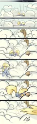 Size: 800x2646 | Tagged: safe, artist:skygracer, derpibooru import, derpy hooves, pegasus, pony, cloud, cloudy, comic, female, gate, heaven, implied death, mare, muffin