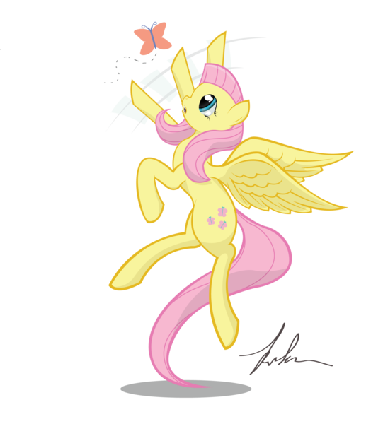 Size: 2030x2252 | Tagged: artist:wreky, butterfly, derpibooru import, fluttershy, high res, safe, solo