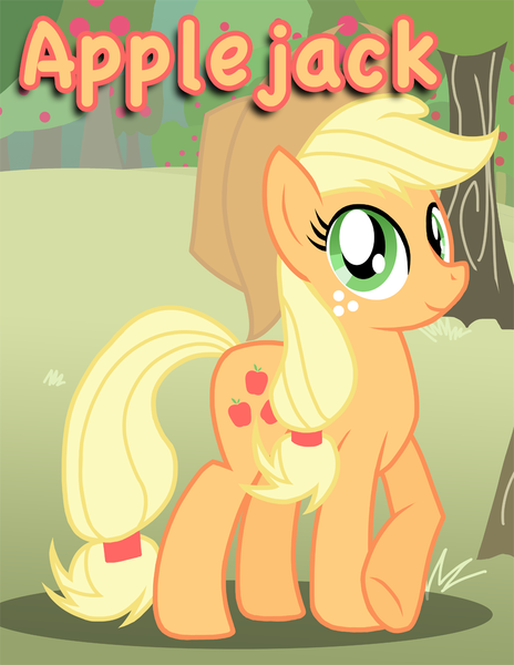 Size: 850x1100 | Tagged: applejack, artist:xain-russell, derpibooru import, safe, solo