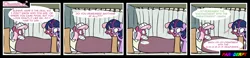 Size: 4300x1000 | Tagged: 80s, 80s cheerilee, artist:slitherpon, back to the future, bandage, cheerilee, cheerilee squared, comic, dead source, derpibooru import, hospital, injured, safe, twilight sparkle