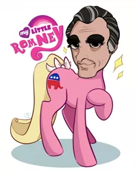 Size: 1008x1280 | Tagged: artist:salkitten, background pony strikes again, derpibooru import, human, mitt romney, parody, politics, ponified, safe, simple background, solo, white background