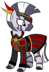 Size: 3065x4471 | Tagged: artist:brisineo, clothes, derpibooru import, dress, fallout equestria, feather, headdress, oc, safe, simple background, solo, transparent background, unofficial characters only, vector, zebra