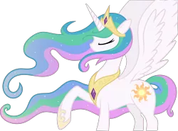 Size: 8178x6042 | Tagged: dead source, safe, artist:bronyfang, artist:tim015, derpibooru import, princess celestia, pony, .ai available, absurd resolution, female, mare, simple background, solo, transparent background, vector