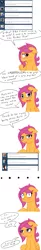 Size: 800x4874 | Tagged: safe, artist:jake heritagu, derpibooru import, scootaloo, pony, ask pregnant scootaloo, ask, comic, hypocrisy, hypocrite, pregnant, pregnant scootaloo, teen pregnancy