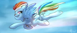 Size: 2263x1000 | Tagged: safe, artist:atryl, derpibooru import, rainbow dash, pegasus, pony, butt, dock, female, looking at you, mare, plot, solo, whistle
