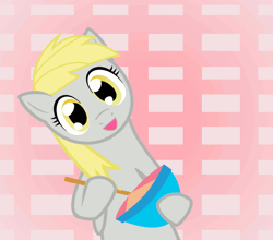 Size: 968x852 | Tagged: safe, artist:runbowdash, derpibooru import, derpy hooves, pegasus, pony, animated, azumanga daioh, cooking, cute, derpabetes, female, mare, metronome, parody, perfect loop, solo, underp