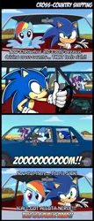 Size: 414x968 | Tagged: american dad, artist:iriemangastudios, car, comic, crossover, crossover shipping, derpibooru import, dialogue, edit, meta, mordecai, mordetwi, parody, rainbow dash, regular show, safe, screencap, shipping, sonicdash, sonic the hedgehog, sonic the hedgehog (series), source needed, twilight sparkle