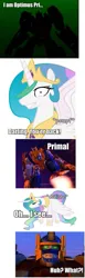 Size: 295x960 | Tagged: beast wars, derpibooru import, optimus primal, princess celestia, princess molestia, safe, transformers, wingboner