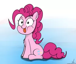 Size: 1280x1078 | Tagged: artist:jhannrahn, chest fluff, derpibooru import, pinkie pie, safe, solo