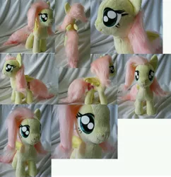 Size: 6654x6861 | Tagged: safe, artist:rens-twin, derpibooru import, fluttershy, pony, absurd resolution, irl, photo, plushie, solo