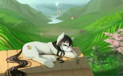 Size: 3840x2400 | Tagged: artist:fruitbloodmilkshake, derpibooru import, high res, japan, nation ponies, oc, safe, scenery, solo, tea, unofficial characters only