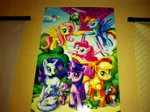 Size: 2592x1936 | Tagged: safe, derpibooru import, angel bunny, applejack, derpy hooves, fluttershy, gummy, opalescence, pinkie pie, rainbow dash, rarity, spike, tank, twilight sparkle, winona, pegasus, pony, collection, female, mane seven, mare, poster