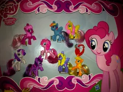 Size: 2592x1936 | Tagged: applejack, cheerilee, collection, derpibooru import, figure, fluttershy, lily blossom, mcdonald's happy meal toys, pinkie pie, rainbow dash, rarity, safe, twilight sparkle
