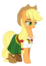 Size: 1080x1545 | Tagged: applejack, artist:moostargazer, clothes, derpibooru import, safe