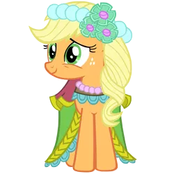 Size: 5000x5000 | Tagged: absurd resolution, applejack, artist:sapphirebeam, clothes, derpibooru import, dress, safe