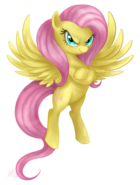 Size: 560x736 | Tagged: artist:mn27, derpibooru import, flutterbitch, fluttershy, new fluttershy, safe, solo