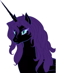 Size: 4084x5161 | Tagged: safe, artist:bugsydor, artist:leovictor, derpibooru import, oc, oc:nyx, unofficial characters only, alicorn, pony, fanfic:past sins, absurd resolution, colored eyelashes, eyelashes, female, frown, mare, messy mane, older, serious face, simple background, slit pupils, solo, transparent background, vector