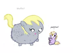 Size: 644x468 | Tagged: safe, derpibooru import, edit, derpy hooves, dinky hooves, fluffy pony, pegasus, pony, female, fluffyderpy, fluffydinky, mare