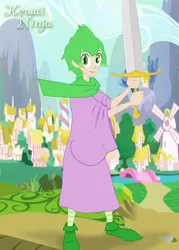 Size: 5000x7000 | Tagged: absurd resolution, artist:the-epicteer, derpibooru import, humanized, parody, safe, spike, the sword in the stone