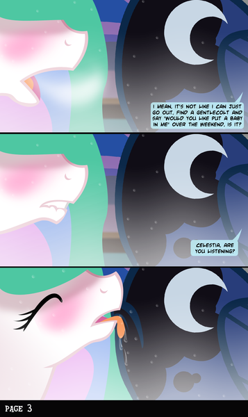 My Little Pony Celestia And Luna Porn - 68678 - suggestive, artist:anonymous, derpibooru import, princess celestia, princess  luna, alicorn, pony, comic:stay with me sister, bath, blushing, butt  licking, comic, dat butt, estrus, eyes closed, eyes on the prize, female,  incest,